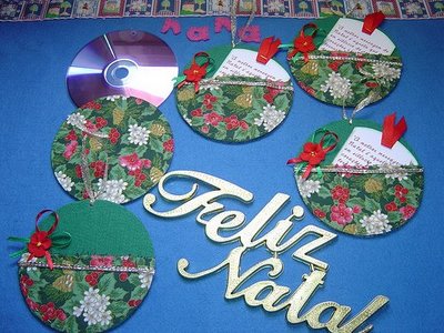 Natal, bolas de cd. – Segredos da Vovó